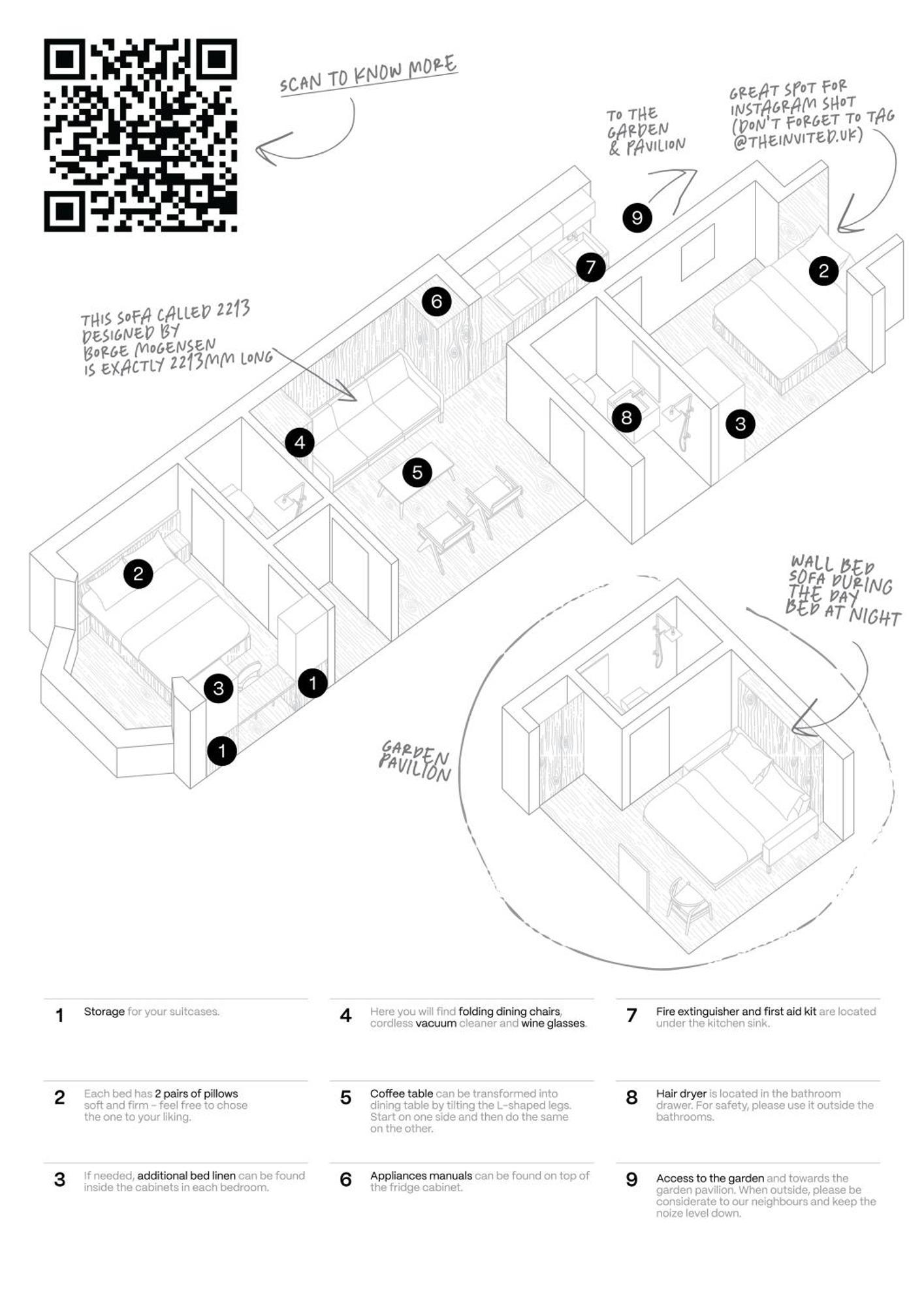 Japandi Escape 3br Designer Flat With Garden Apartment